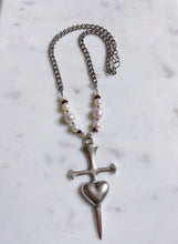 Load image into Gallery viewer, Dagger Heart Necklace