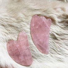 Load image into Gallery viewer, Rose Quartz Gua Sha