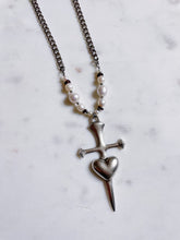 Load image into Gallery viewer, Dagger Heart Necklace
