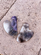 Load image into Gallery viewer, Smokey Amethyst Gua Sha