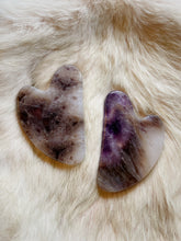 Load image into Gallery viewer, Smokey Amethyst Gua Sha
