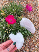 Load image into Gallery viewer, Clear Quartz Gua Sha