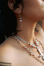 Load image into Gallery viewer, Pearl Dagger Earrings
