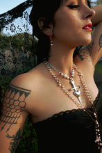 Load image into Gallery viewer, Pearl Dagger Earrings