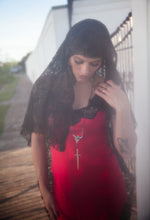 Load image into Gallery viewer, Sword & the Rose-ary Necklaces