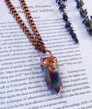 Load image into Gallery viewer, Aura Amethyst Choker