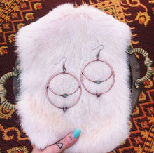 Load image into Gallery viewer, Aquarius Moon Hoops