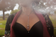 Load image into Gallery viewer, Cross My Heart Kunzite Necklace