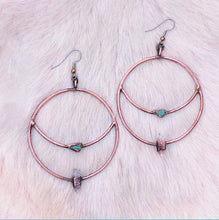 Load image into Gallery viewer, Aquarius Moon Hoops