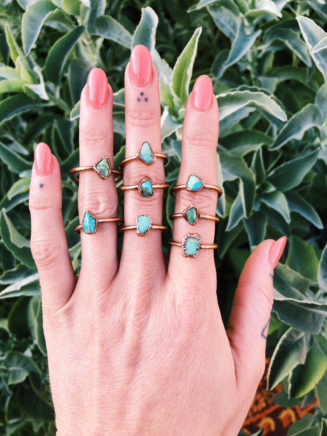 Turquoise Stackers
